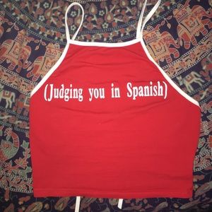 Judging you in Spanish💁‍♀️ S/M